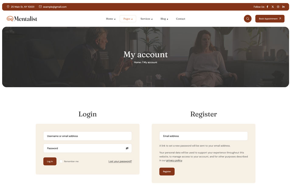 My-account-page